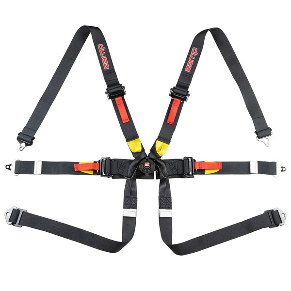 Zamp FIA 8853-2016 2" 6-point Pull Down(Out) Formula Harness