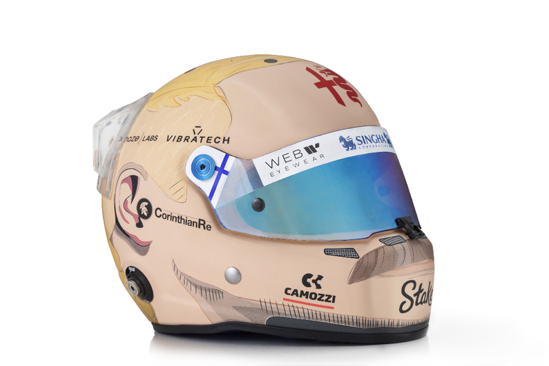 Valtteri Bottas, 2023 special Bahrain Test livery Stilo Mini Helmet