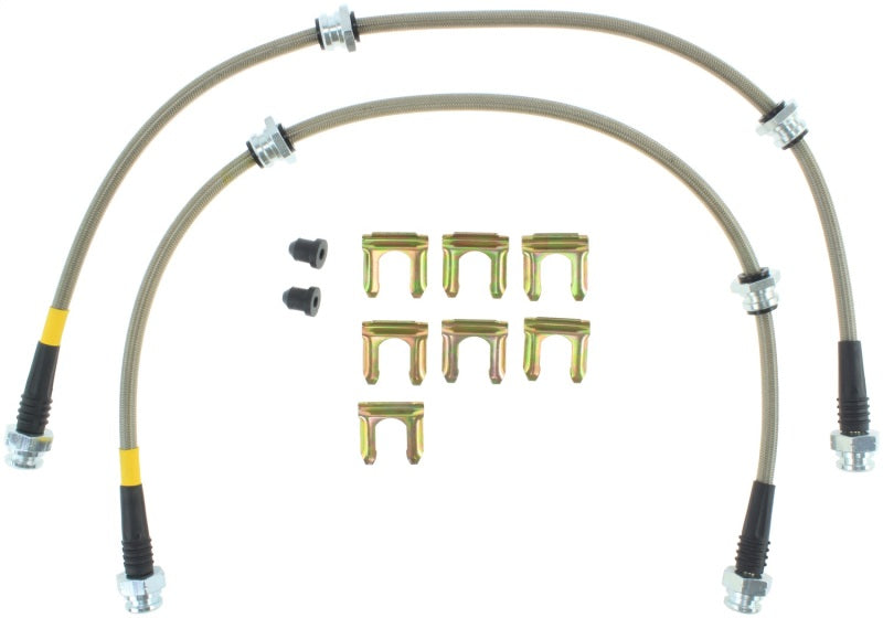 StopTech 2/89-96 Nissan 300ZX / 6/89-96 300ZX Turbo Stainless Steel Front Brake Lines