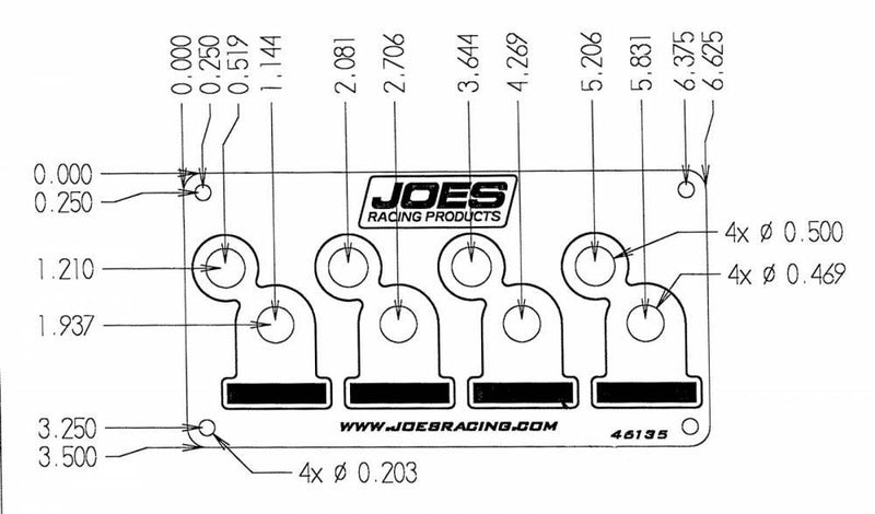 Joes Racing Switch Panel with Lights