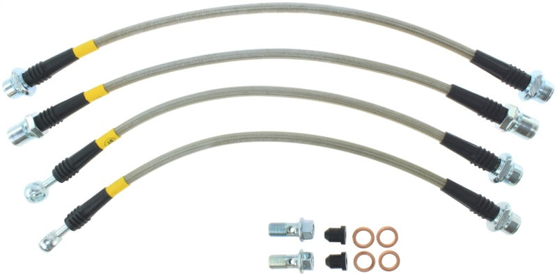 StopTech Toyota 08-10 Land Cruiser/07-11 Tundra Rear Stainless Steel Brake Line Kit